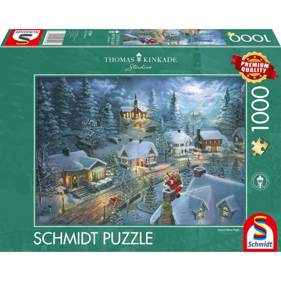 Puzzle Schmidt Noite Silenciosa Do Papai Noel de 1000 Pieces
