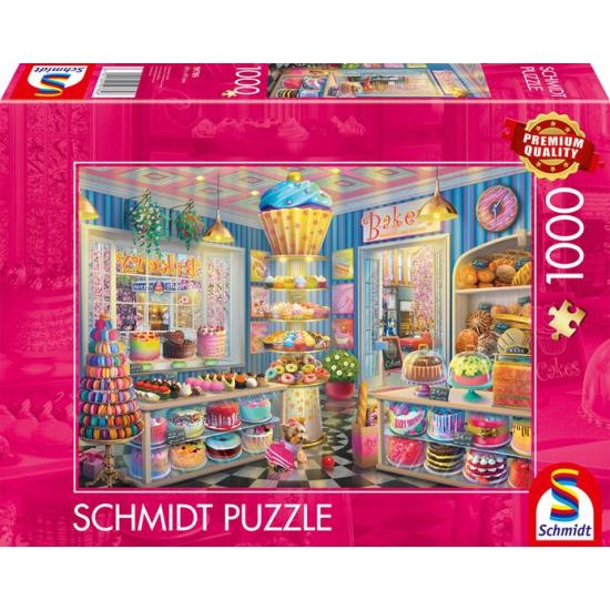 Puzzle Schmidt A Padaria De Cores Vivas 1000 Peças