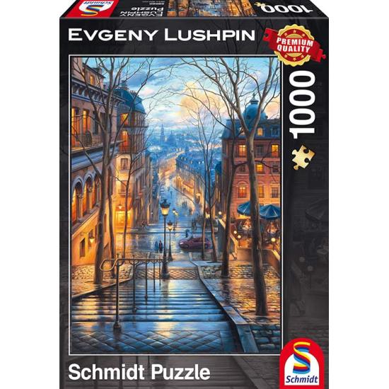 Schmidt Puzzle A Primavera de Montmartre, Paris de 1000 Peças