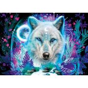 Puzzle Schmidt Lobo Ártico Neon de 1000 Peças