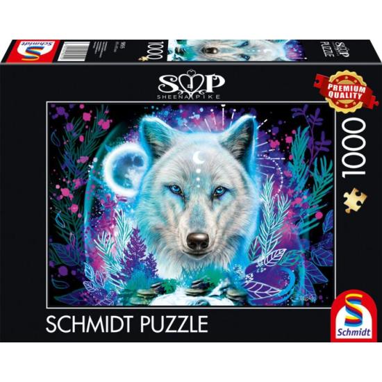 Puzzle Schmidt Lobo Ártico Neon de 1000 Peças