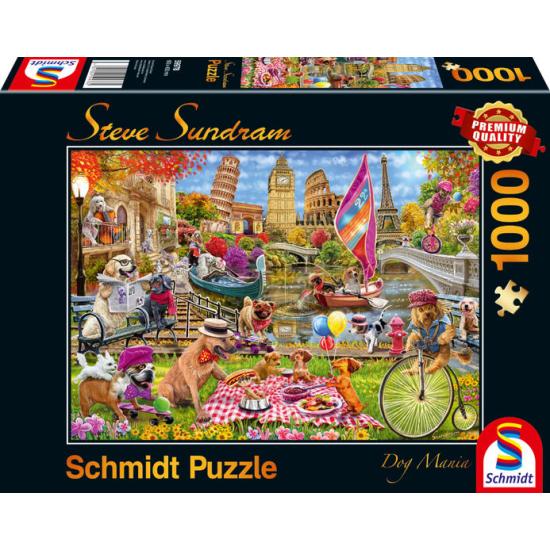 Puzzle Schmidt Cachorro Louco 1000 Peças