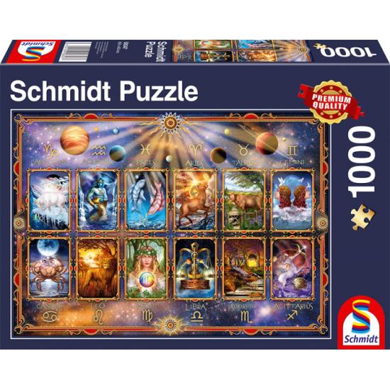 Schmidt Puzzle Os Signos do Zodíaco 1000 Peças