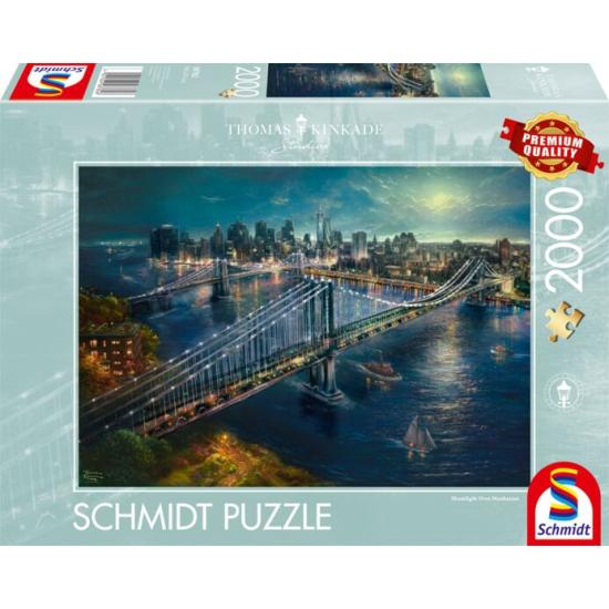 Puzzle Schmidt Luar sobre Manhattan 2000 Peças
