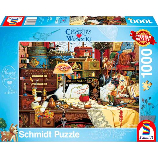Puzzle Schmidt Maggie a Costureira de 1000 Peças