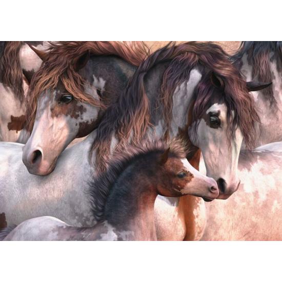 Puzzle Schmidt Manada de Cavalos Pinto de 1000 Peças