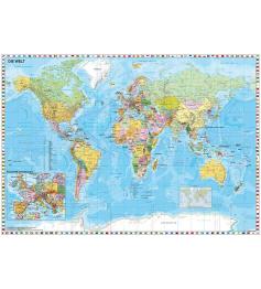 Puzzle de mapa do mundo Schmidt 1500 peças