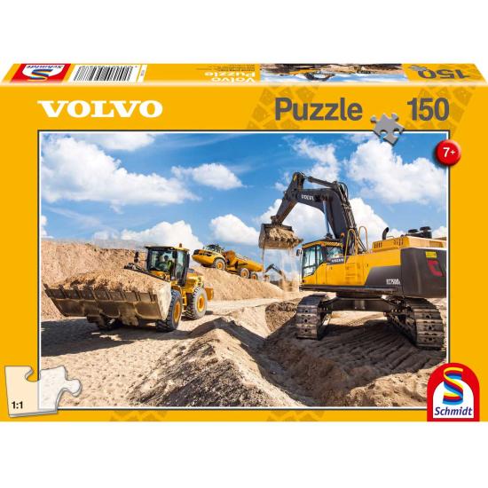Máquinas de Puzzle Schmidt Volvo L120GZ, A40F e EC750 150