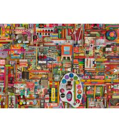 Puzzle Schmidt 1.000 peças materiais de artista vintage