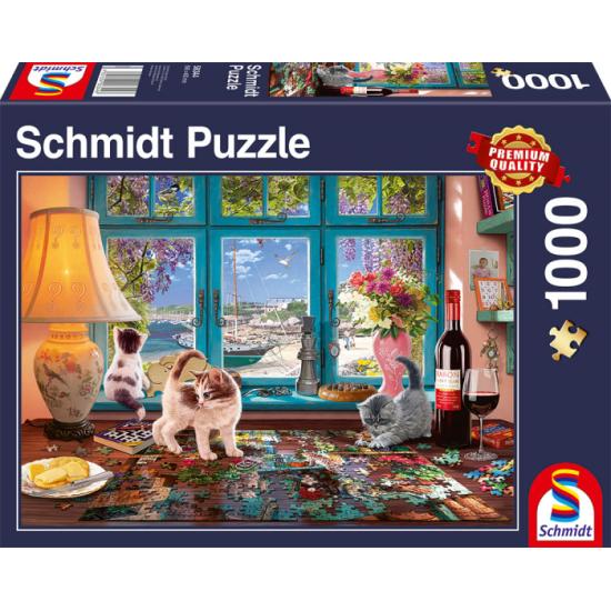 Mesa de Puzzle Schmidt para fazer Puzzles de 1000