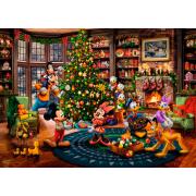 Puzzle Schmidt Mickey e Minnie A Enfeitar a Árvore 1000 Peças