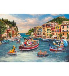Puzzle Schmidt Mickey e Minnie Na Itália de 1000 Pieces