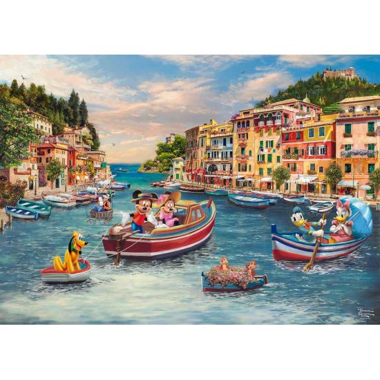 Puzzle Schmidt Mickey e Minnie Na Itália de 1000 Pieces