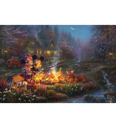 Puzzle Schmidt Fogueira De Amor Do Mickey E Da Minnie XXL de 200