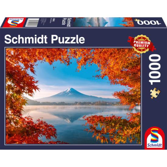 Puzzle Schmidt Monte Fuji no Outono de 1000 Peças