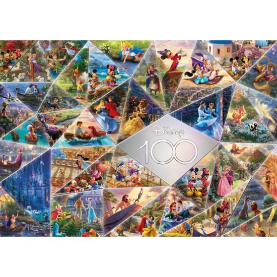 Puzzle Schmidt Mosaico Dos 100 Anos da Disney de 1000 Peças Puzzle Schmidt Mosaico Dos 100 Anos da Disney de 1000 Peças