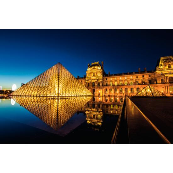 Schmidt Puzzle Museu do Louvre à noite 1000 peças