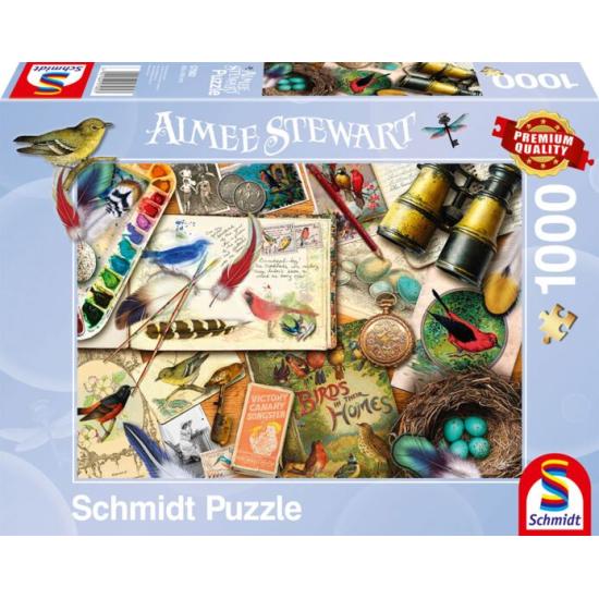 Puzzle Schmidt Observação de Aves de 1000 Peças