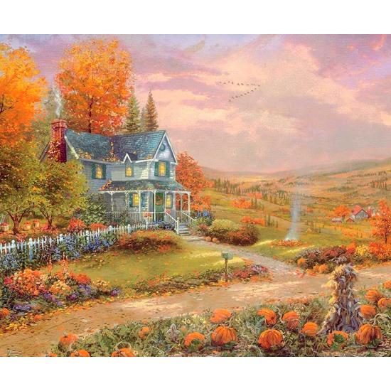 Puzzle Schmidt Outono em Apple Hill de 500 peças