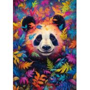 Puzzle Schmidt Panda Em Uma Floresta Com Cores De Arco-Íris 1000
