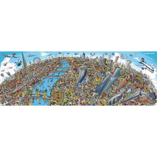 Puzzle Schmidt Panorama de Londres de 1000 peças Puzzle Schmidt Panorama de Londres de 1000 peças
