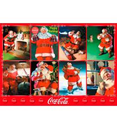 Puzzle Schmidt Papai Noel e Coca Cola de 1000 Peças