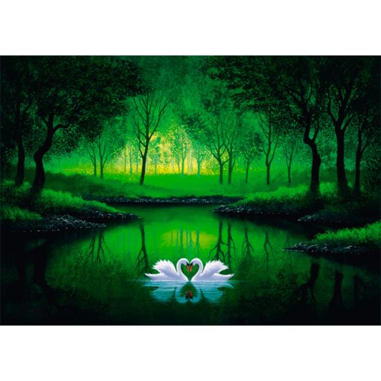 Schmidt Puzzle Par de Cisnes 1000 Peças