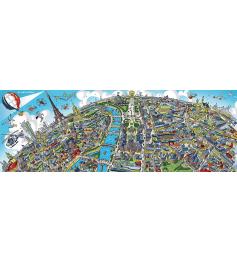Schmidt Puzzle Panorama de Paris 1000 peças