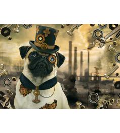 Puzzle Schmidt Cachorro  Steampunk Dog 1000 peças