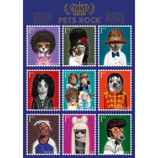 Schmidt Pets Rock Puzzle, Pop Artists 1000 Peças