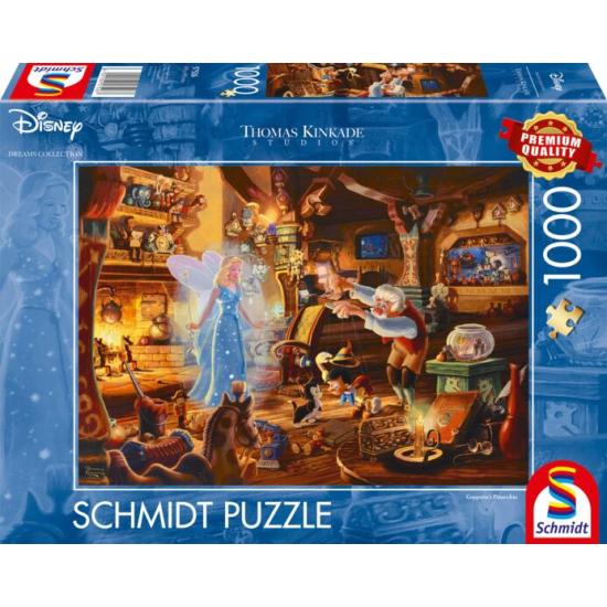 Puzzle Schmidt Pinóquio de Gepeto de 1000 Pçs Puzzle Schmidt Pinóquio de Gepeto de 1000 Pçs