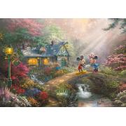 Puzzle Schmidt Ponte do Amor Mickey e Minnie, Anos de 500 P