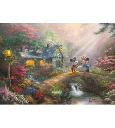 Puzzle Schmidt Ponte do Amor Mickey e Minnie, Anos de 500 P