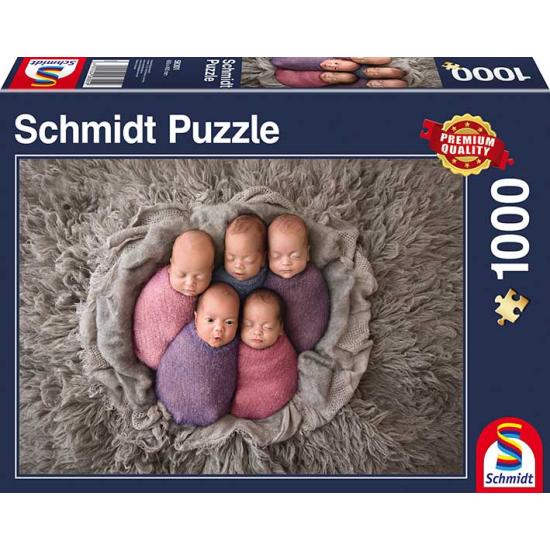 Puzzle Schmidt Quintuplets 1000 Peças