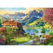Puzzle Schmidt Relaxando Nas Dolomitas de 1000 Pçs