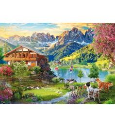 Puzzle Schmidt Relaxando Nas Dolomitas de 1000 Pçs