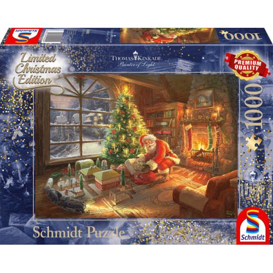 Puzzle Schmidt Papai Noel Chegou de 1000 peças