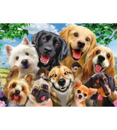 Puzzle de selfie Schmidt Dogs 500 peças