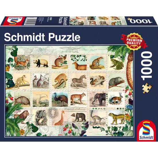 Schmidt Puzzle Seals Vida Selvagem 1.000 Peças