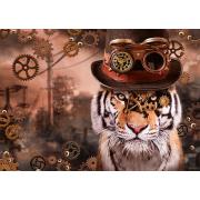 Puzzle Schmidt Tigre Steampunk de 1000 peças