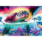 Puzzle Schmidt Tartaruga Neon de 1000 Peças