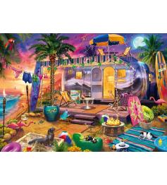 Puzzle Schmidt Uma Casa Móvel Na Praia 1000 Pçs