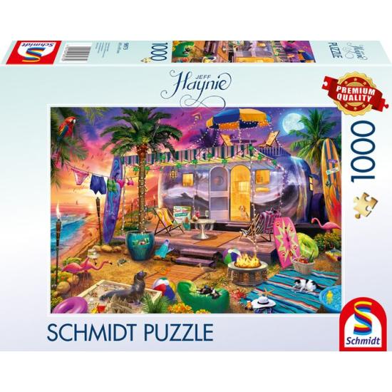 Puzzle Schmidt Uma Casa Móvel Na Praia 1000 Pçs