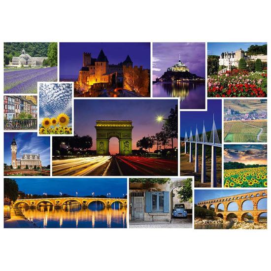 Férias de Puzzle Schmidt na França 1000 peças