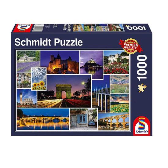 Férias de Puzzle Schmidt na França 1000 peças
