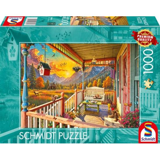 Puzzle Schmidt Varanda Da Montanha de 1000 Peças