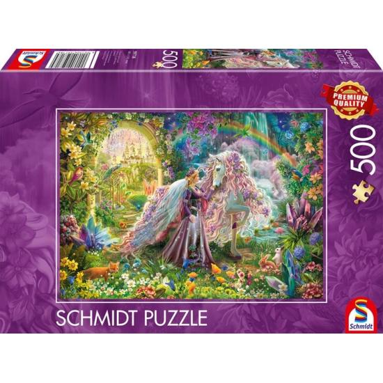 Puzzle Schmidt Viagem Dos Sonhos Com Unicórnios 500 peças