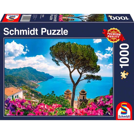 Schmidt Puzzle View sobre a Costa Amalfitana 1000 Peças