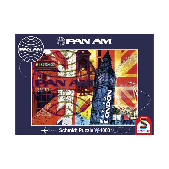 Puzzle Schmidt Voo para Londres de 1000 Peças