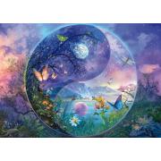Puzzle Schmidt Yin-Yang Fantástico Mundo Dos Insetos 1000 Pçs